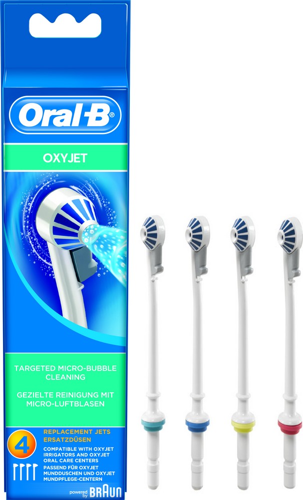 Oral-B Tête de buse pour dents OxyJet 4 pièces
