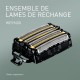 Rasoir électrique PANASONIC ES-LS6A, rechargeable, 6 lames, Wet & Dry, tête multiflex, noir, puissant moteur linéaire